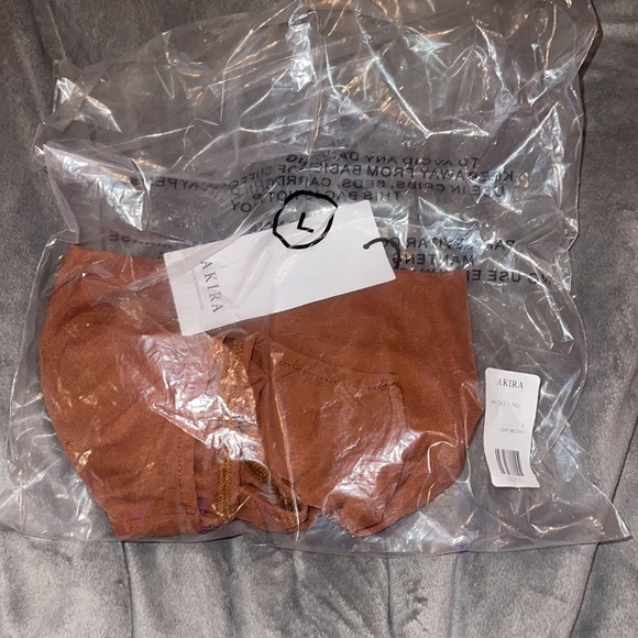 PAXTON SLEEVELESS MESH BODYSUIT IN LIGHT BROWN - Picture 10 of 10